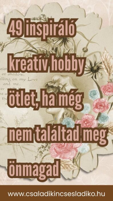 kreatív hobbi