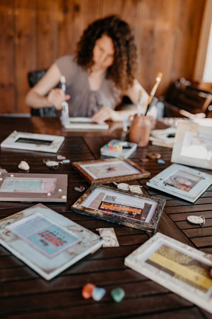 kézműves képkeret